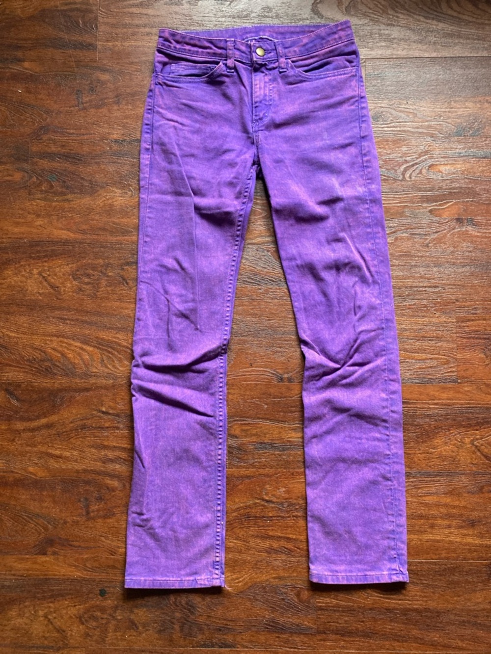 American Apparel Acidwash Slim Slack Jeans